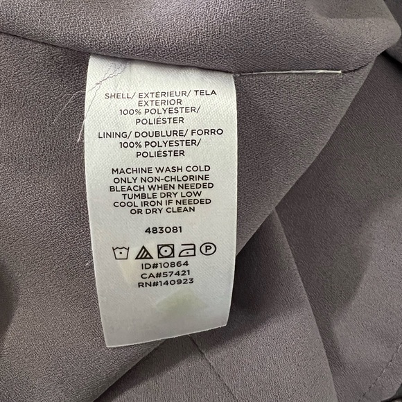 Loft Dress Purple Floral Women’s size XS - Picture 5 of 7